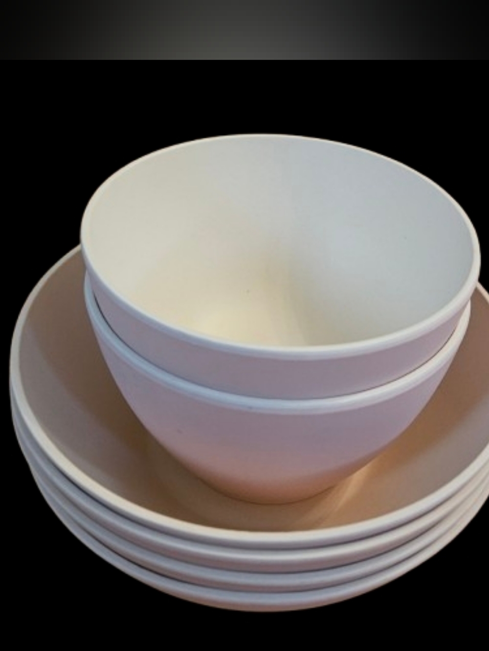 *NWOT Bamboozle X Creo Pottery Barn Collab Blate Soup and Salad Bowls
